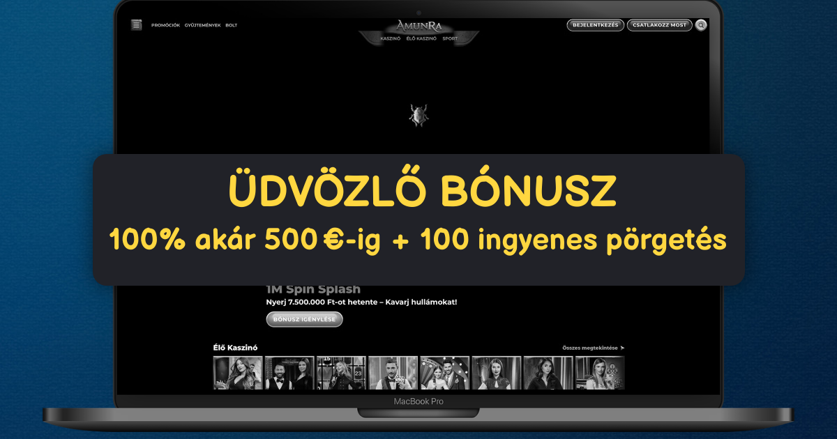 Amunra Casino - Jocuri Online Premium | Bonus Instant România